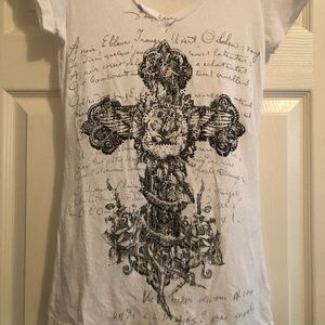 Velvet Stone Short-Sleeved V-Neck